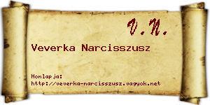 Veverka Narcisszusz névjegykártya